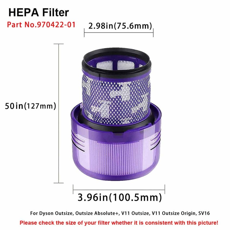 Filter Replacements for Dyson SV16 Outsize,V11 Outsize,V11 Outsize VacuumsPartUS gallery