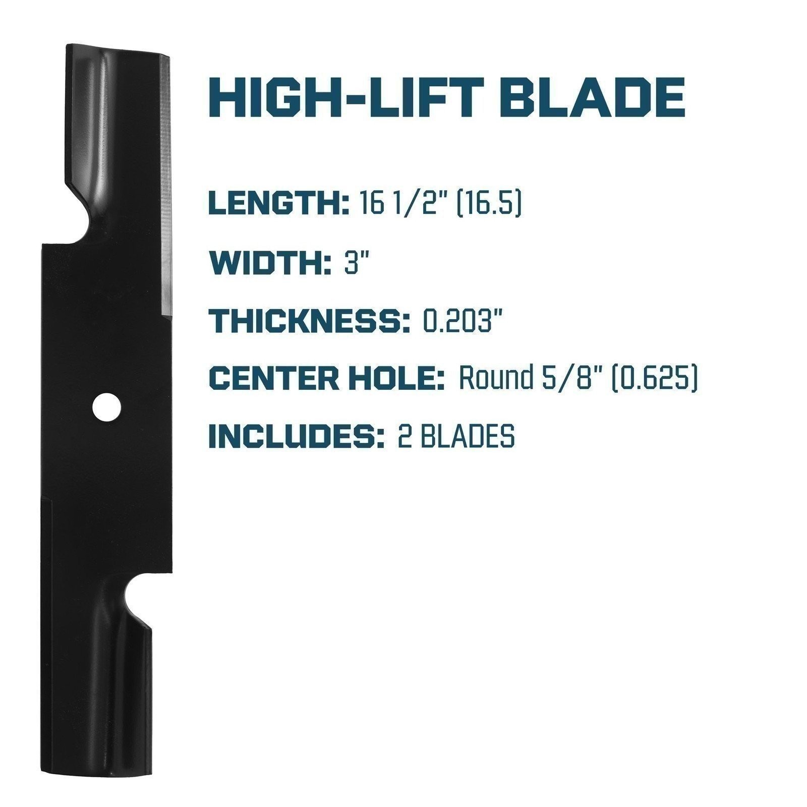 2 Pack High Lift Mower Blade For Scag STC SW SWZ 32" Decks 48110, 481706, 481710 gallery
