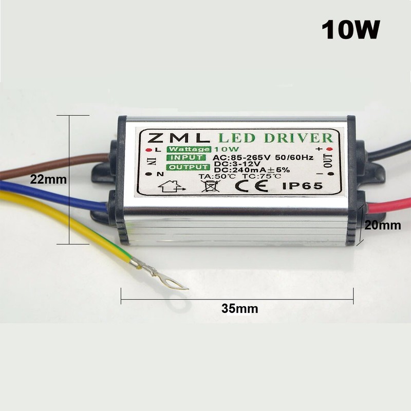 LED Driver Power Supply Transformator 10W 20W 30W 50W 70W 100W AC85-265V gallery