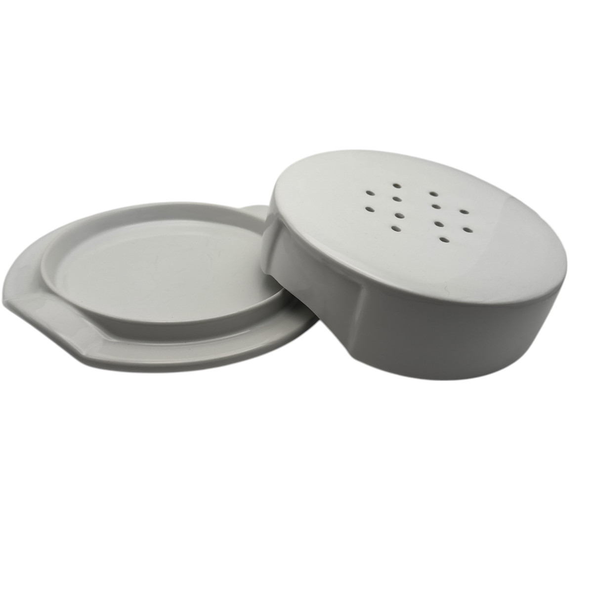 Crate And Barrel Brie Cheese Baking Dish Baker White Stoneware Ventilated Lid gallery