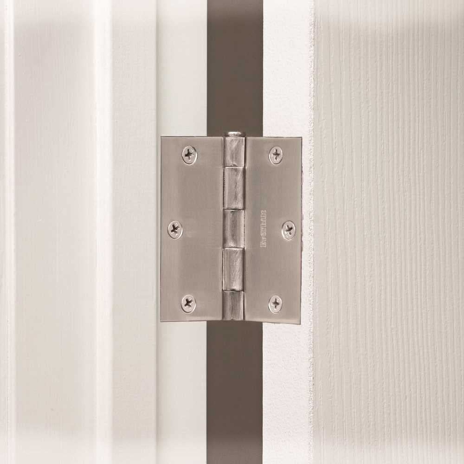 Crown Bolt 3-1/2 in. Hinge Square Corner in Satin Nickel gallery