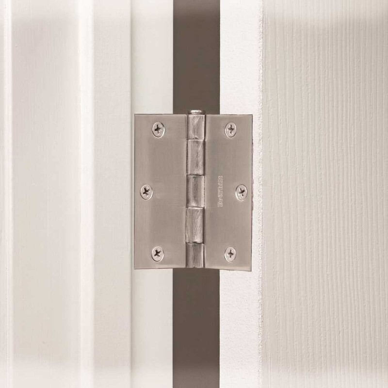 Crown Bolt 3-1/2 in. Hinge Square Corner in Satin Nickel gallery