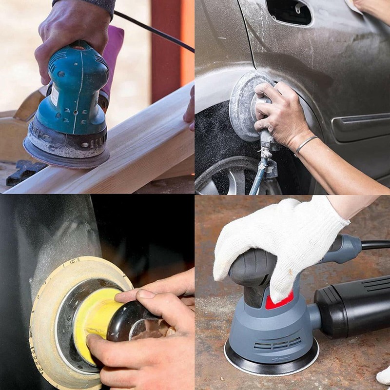 400-10000 Grit Wet Dry Hook Loop Orbital Sander Paper Round Sanding Discs 5inch gallery