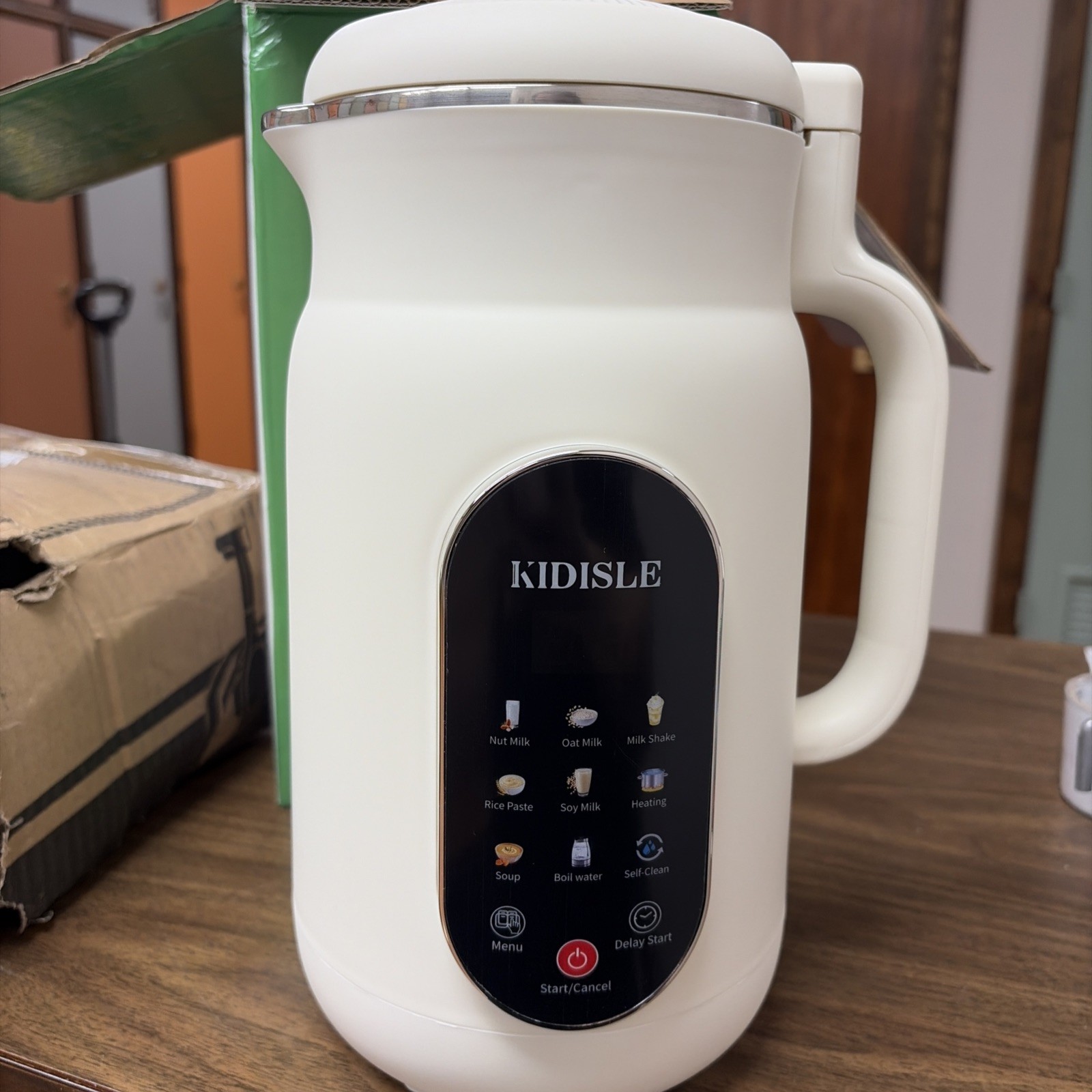 KIDISLE 51oz Nut Milk Maker Machine 10in1 Soup Maker with 140 deg Heating gallery