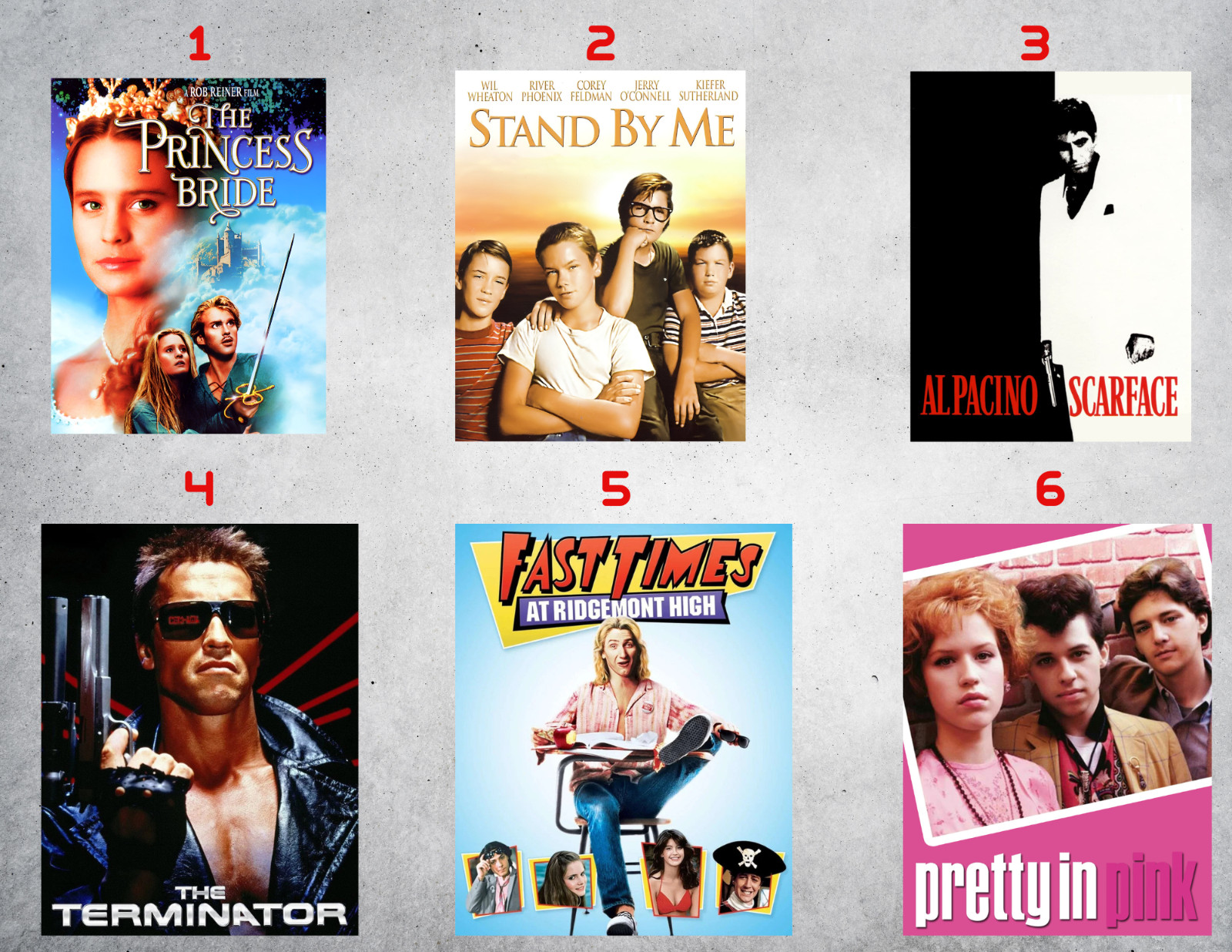 80's Movie Wall Collage Poster Kits gallery