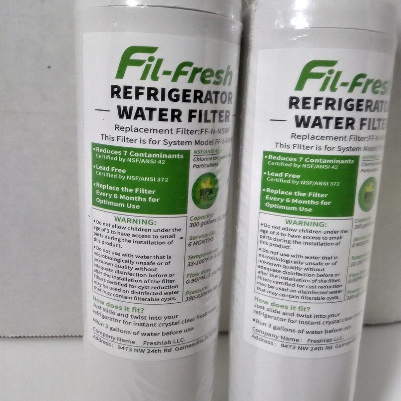 Generic MSWF Replacement Refrigerator Water Filter 2Pk 300gal For FF-S-MSWF gallery