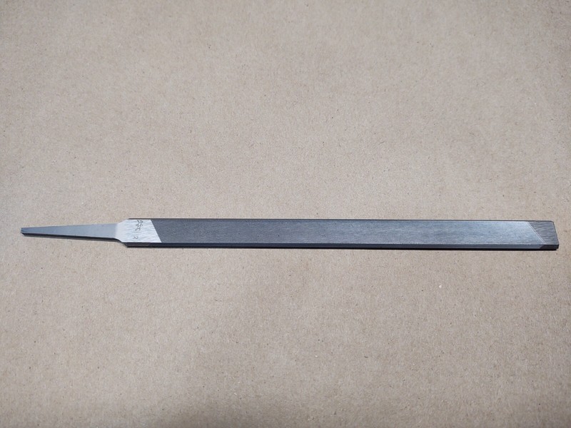 PFERD 7" Double Bevel Flat Chisel Bit Square Chisel Chainsaw File & Handle gallery