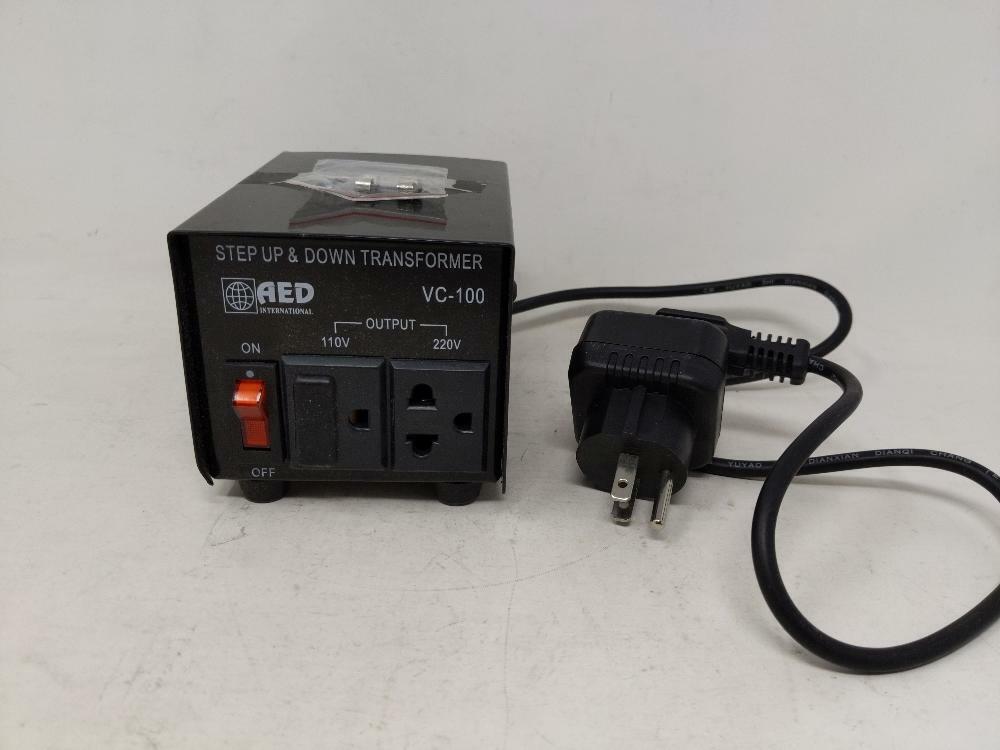 AED International Step Up & Down Transformer VC-100 - 110-240V gallery
