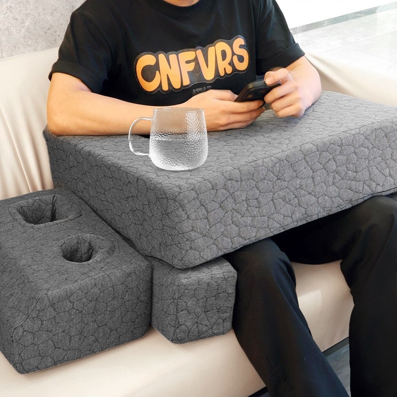 Extra Large Reading & Gaming Pillow Adjustable Laptop Lap Desk Pillow Bed Desk gallery