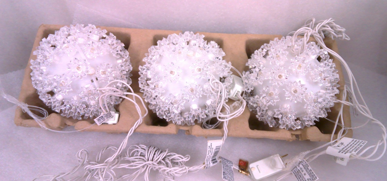 3 Pack LED SPHERES Energy Smart~50 light~5.5” Warm White GE 737922 NEW gallery
