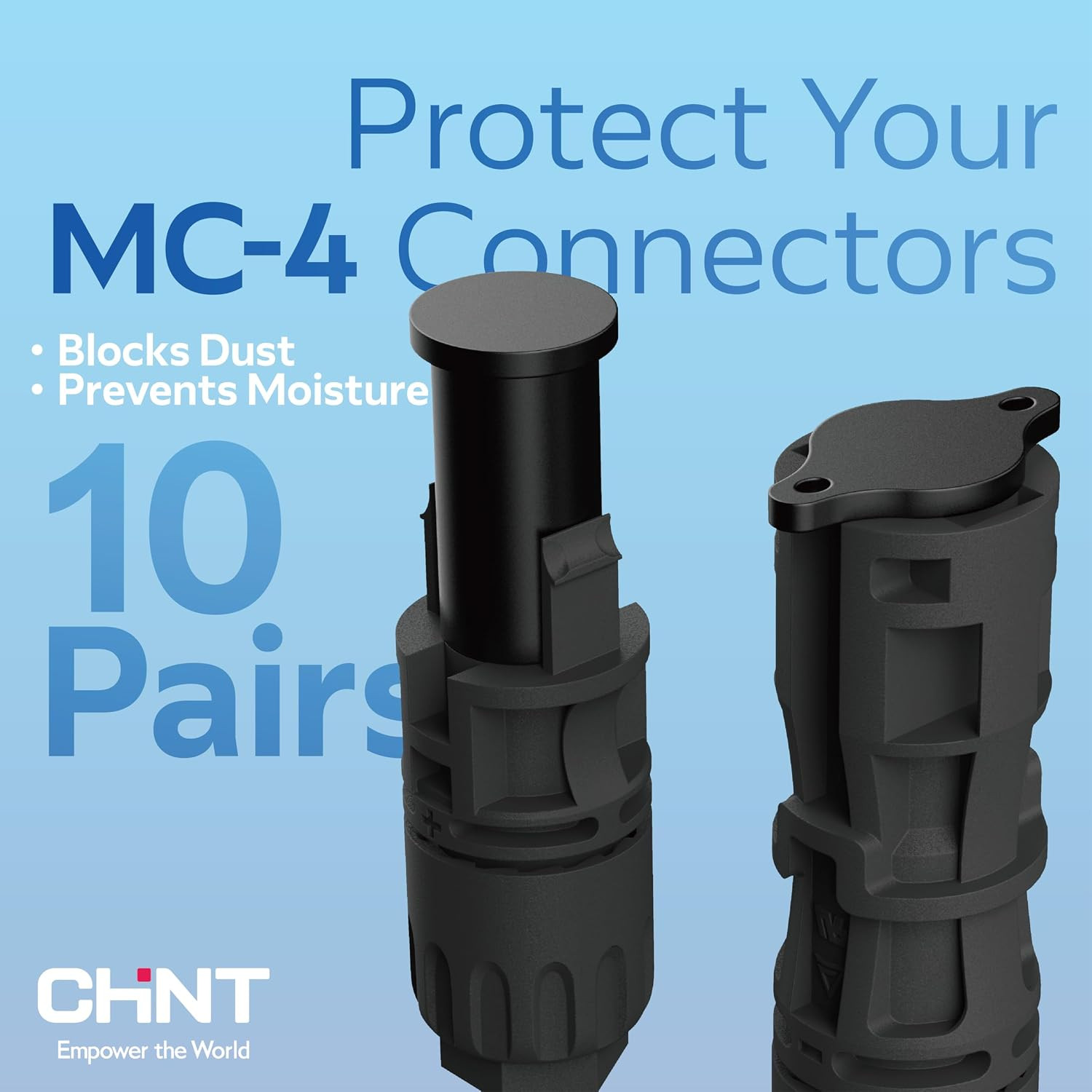 10 Pairs Solar Connector Caps, Waterproof Dust Covers for MC-4 Solar Connectors gallery