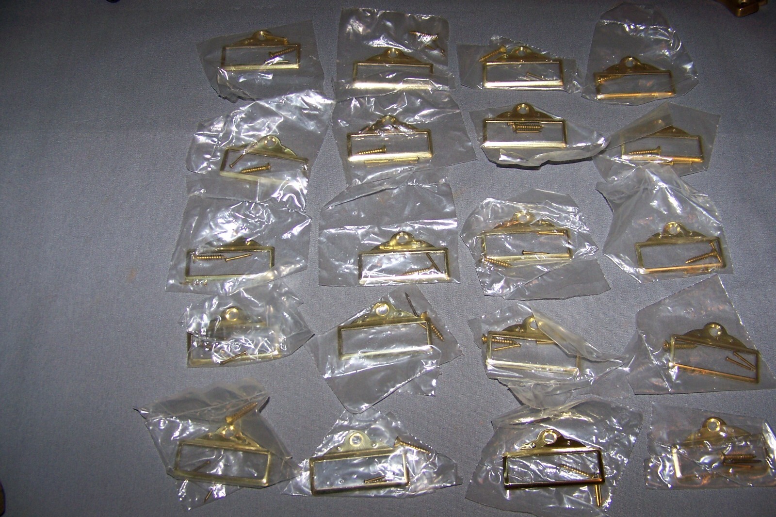Reproduction, Unused Stock, Lightweight, Stamp Brass, Card Holders - SEE INFO gallery