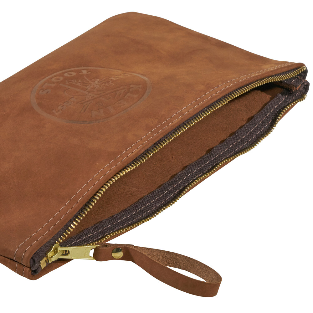 Klein Tools 5139L 12-1/2-Inch Top-Grain Leather Zipper Bag gallery