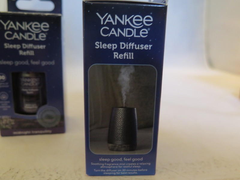 Yankee Candle Sleep Diffuser Refill - Lot of 2 - Midnight Tranquility - New - b1 gallery