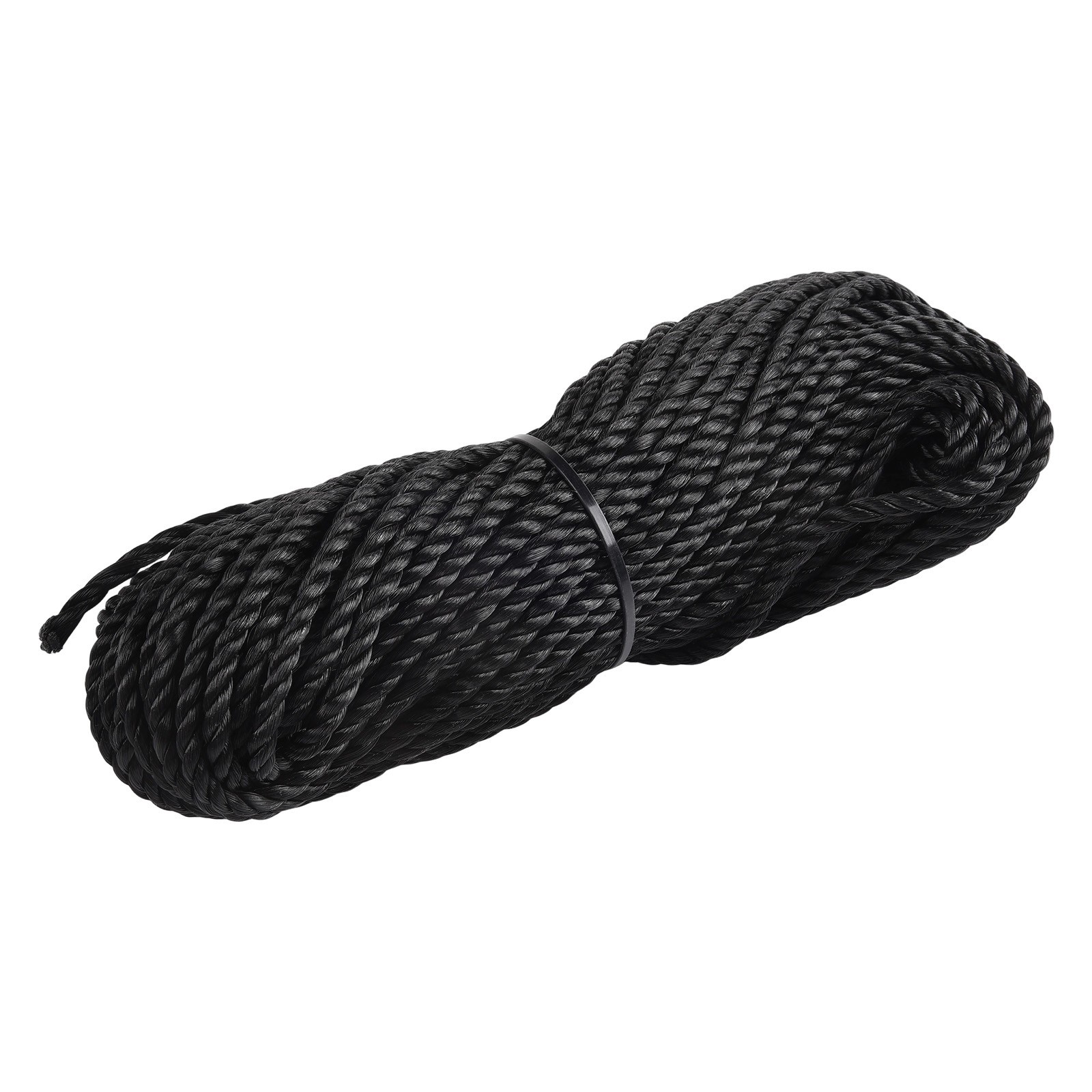 Tough UV Treated Black Ropes in a Length of 30 Meters Perfect for Projects gallery