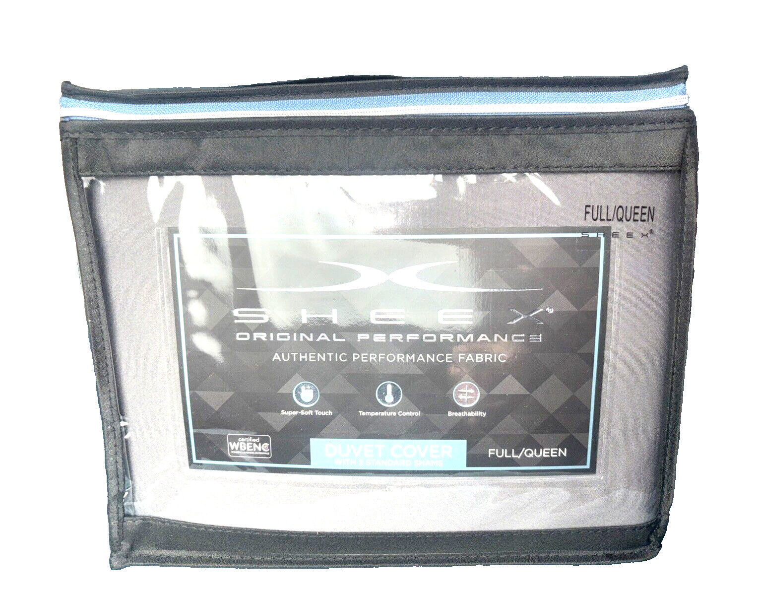 Sheex Original Performance Cooling Duvet Cover & 2 Shams Set Graphite Queen $240 gallery