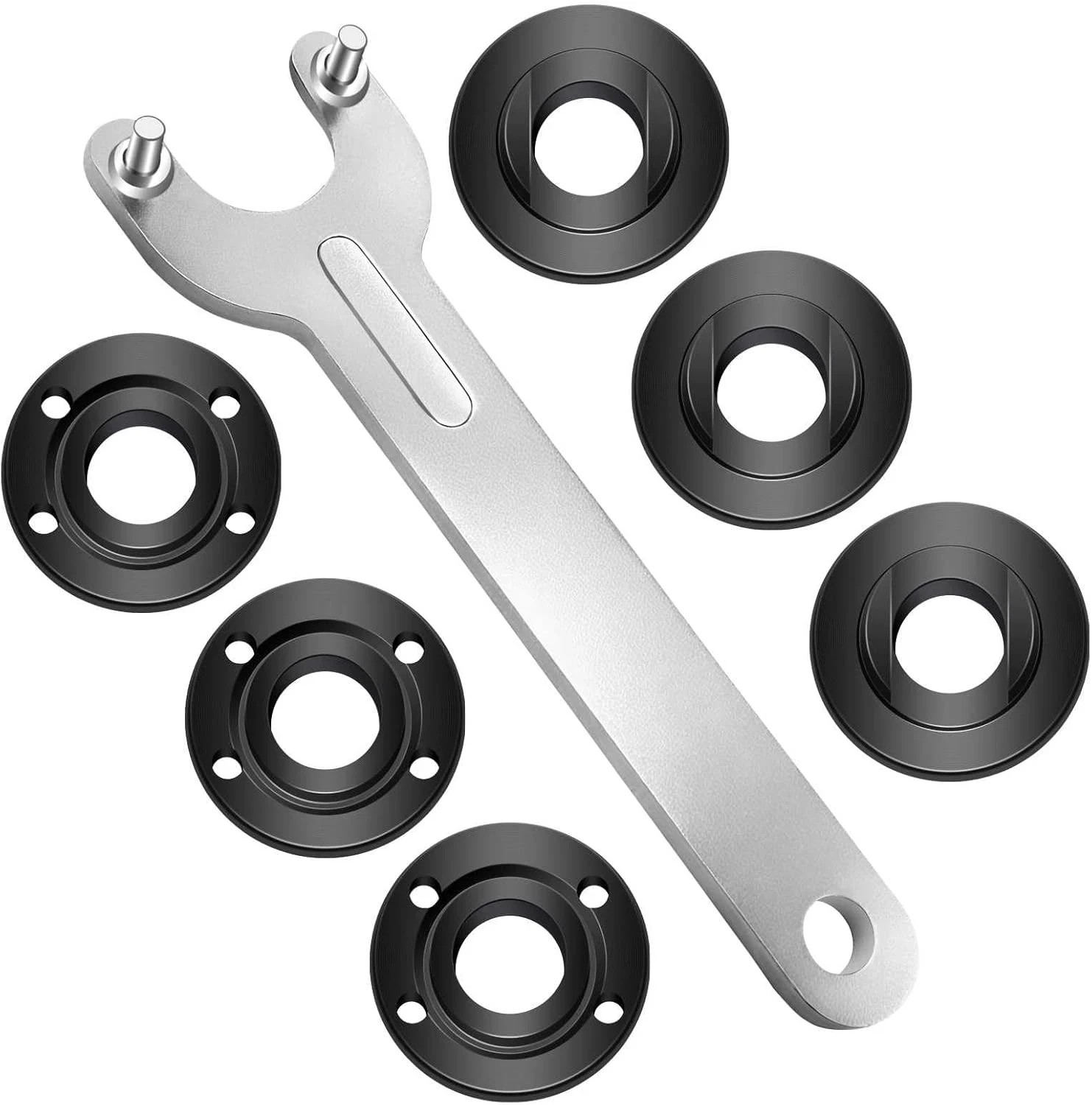 Grinder Flange Lock Nut Wrench Fit Milwaukee Dewalt Makita 4-1/2"5" 5/8-11 Parts gallery