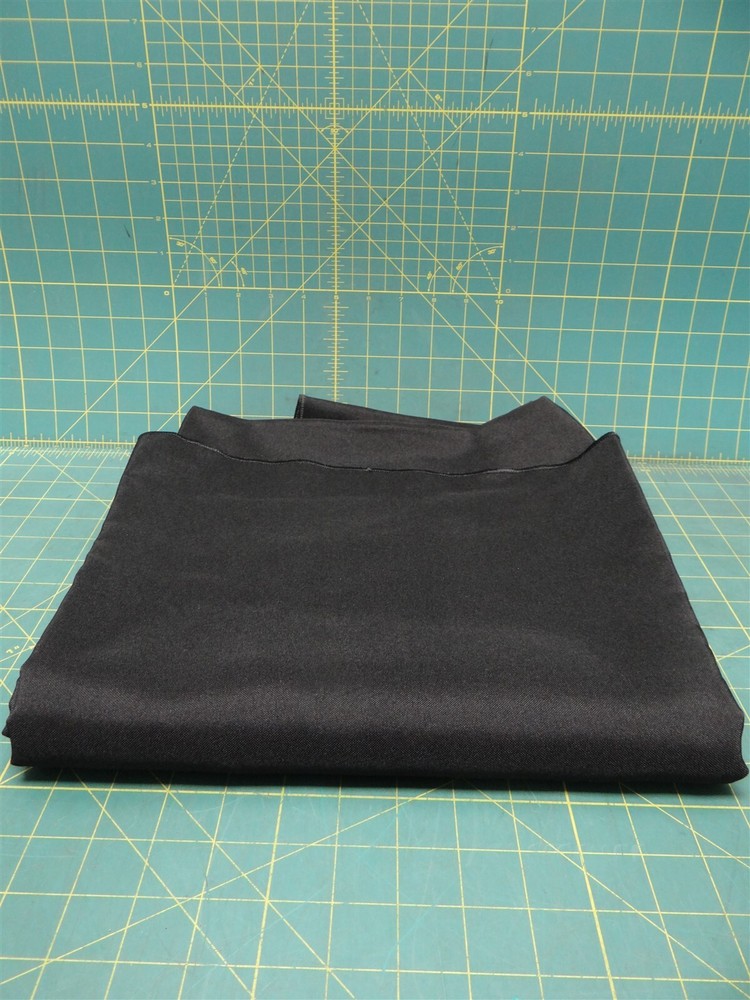 96 Inch Diameter Round Polyester Blend Linen Tablecloth, Black