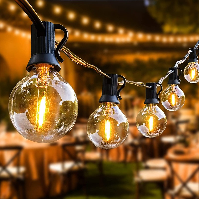 Outdoor LED String Light Weatherproof For Patio Backyard Garden Porch Lawn Party gallery