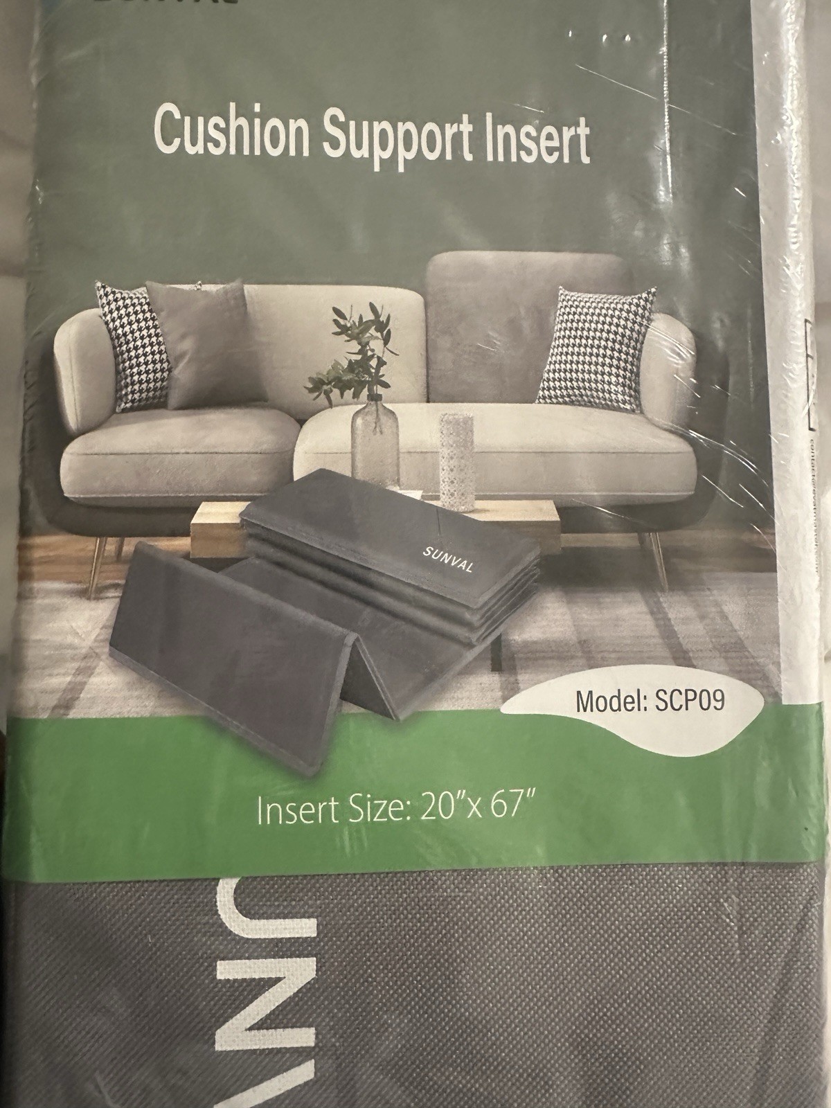 Extra Thick Sagging Furniture Cushion Support Insert Seat Saver Improved 20”x67” gallery