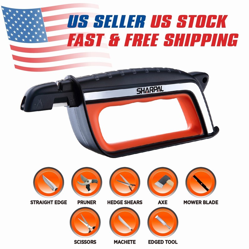 Knife Garden Tool Multi-Sharpener for Lawn Mower Blade, Axe, Pruner, Shears gallery