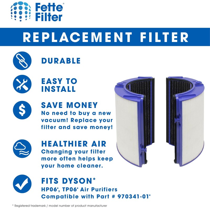 Purifier Filter Replacement Compatible with Dyson HP06, TP06, PH01,PH02, gallery