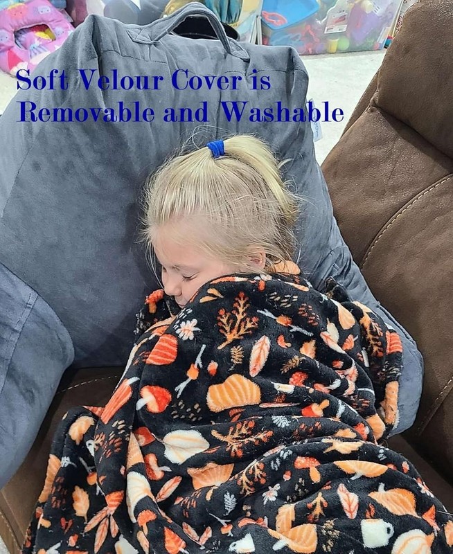 Versatile Bed Rest Pillow for Reading & Relaxation – Adjustable Comfort in Grey gallery