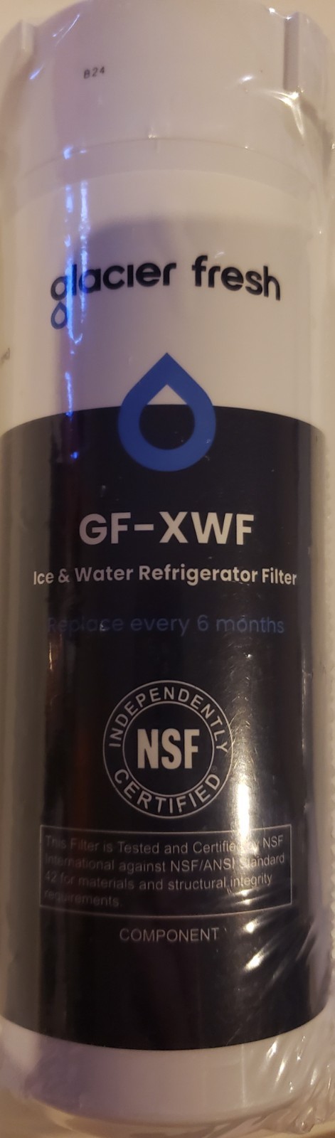 GLACIER FRESH GF-XWF Refrigerator Water Filter Replacement for GE XWF gallery