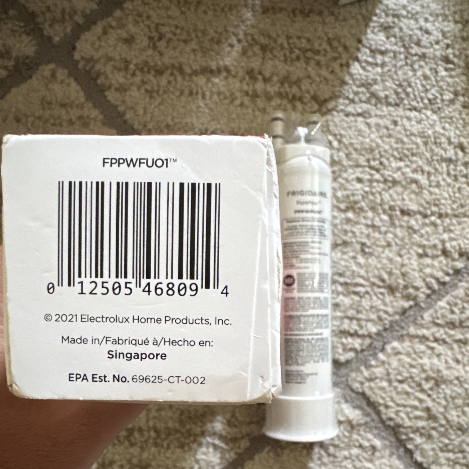 Frigidaire PurePour PWF-1 Refrig Water & Ice Filter, 200 Gal FPPWFU01 2 Pack gallery