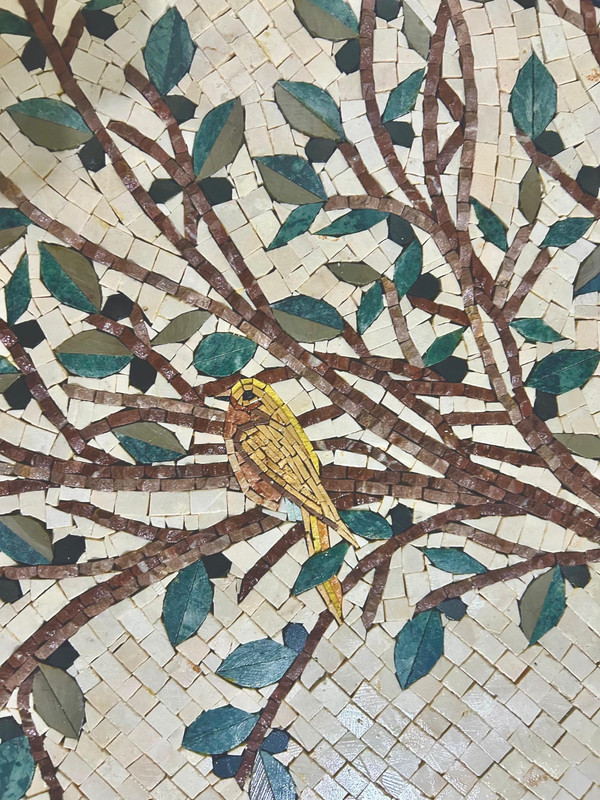 Kitchen backsplash Tiles 28''x20'' olive Tree Marble Mosaic Wall Mural gallery