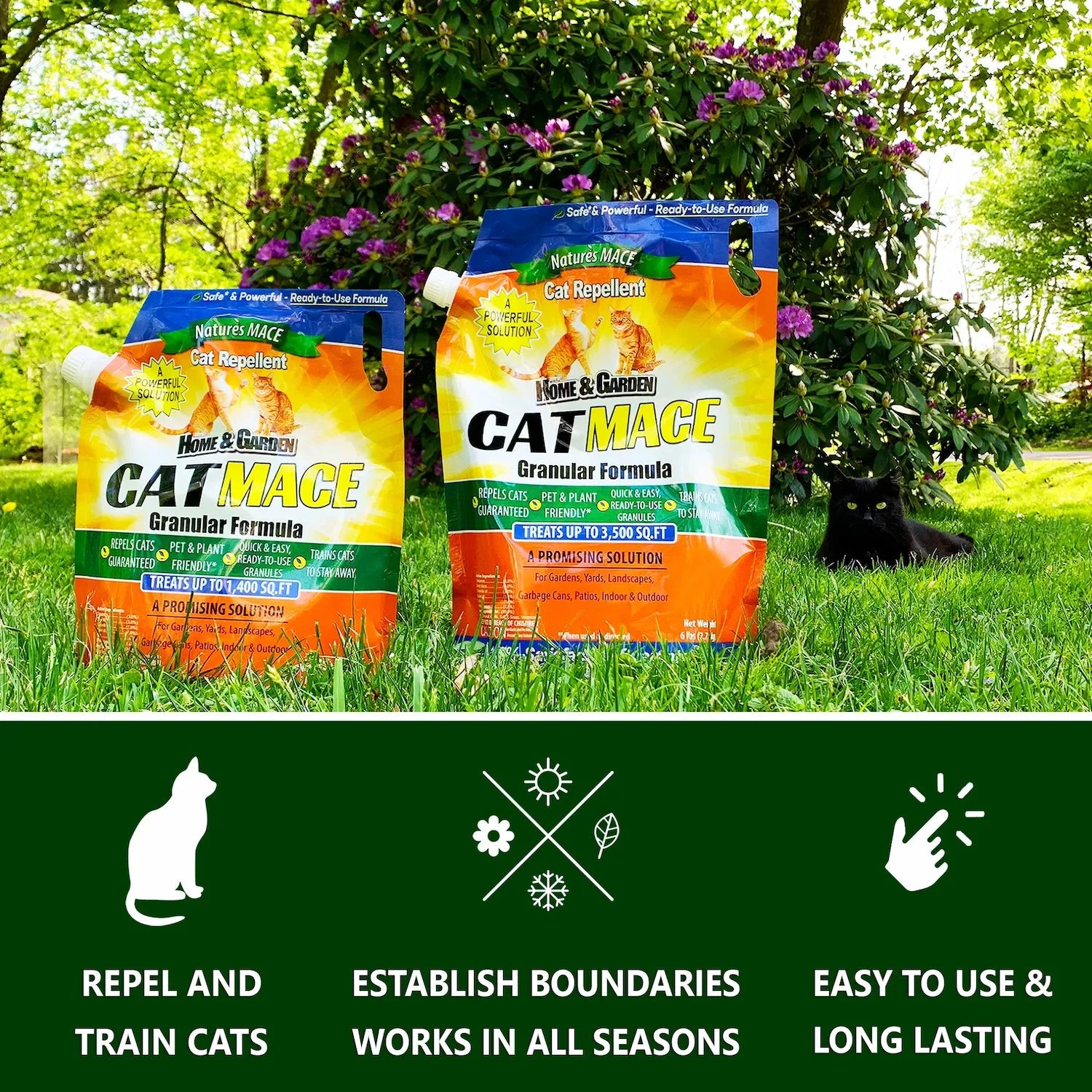 Cat MACE Granular No-Dig Cat Repellent | Cat Training Tool | gallery