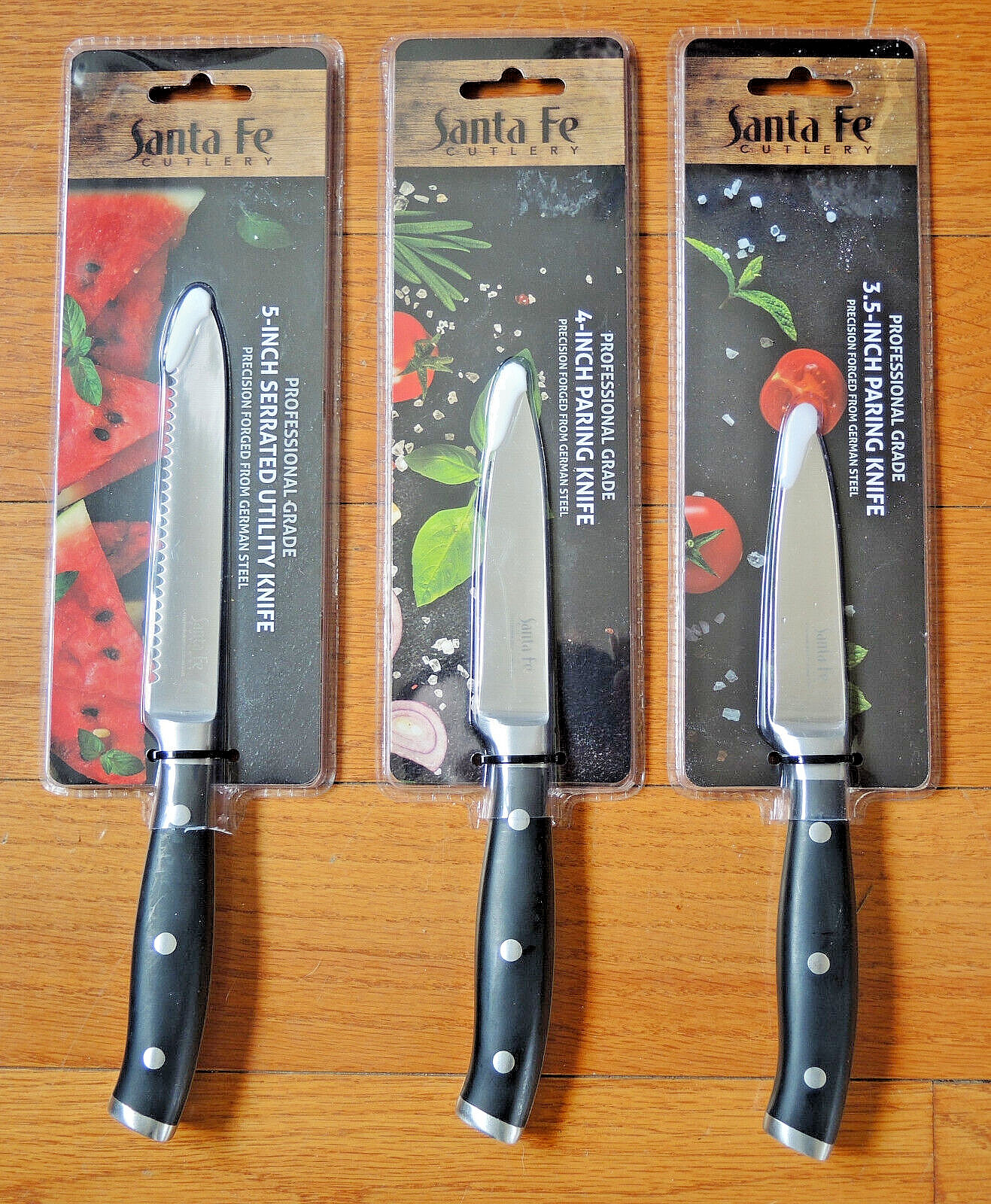 YOUR CHOICE Santa Fe 3.5" Paring - 4" Paring - 5" Serrated Utility Knife gallery