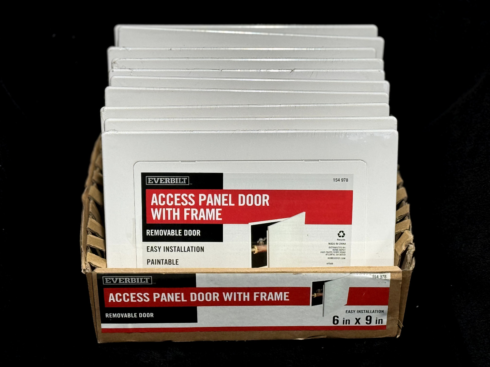EVERBILT Access Panel Door for Drywall Holes 6x9, REMOVABLE DOOR WITH FRAME gallery