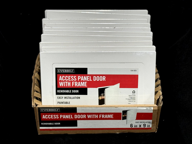 EVERBILT Access Panel Door for Drywall Holes 6x9, REMOVABLE DOOR WITH FRAME gallery