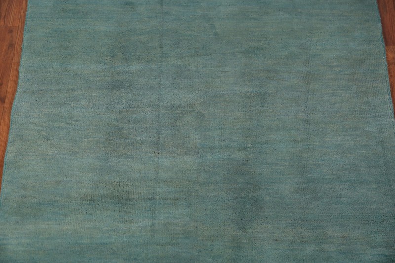 Stylish Gabbeh Solid Design Wool Modern Rug - Enhance Your Home Decor 4x6 ft gallery