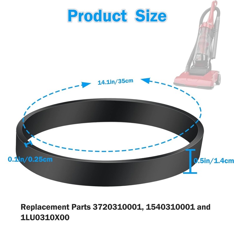 High-Quality Rubber Belts for Dirt Devil Vacuum Style 4/5 - Durable & Reliable gallery