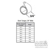 Constant Force Coiled Spring Balance 3/4" Wide Short Tongue - Choose Weight gallery