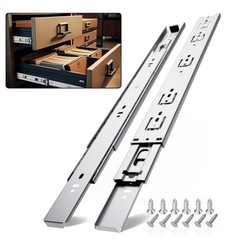 5 Pair- 18” Soft Close Full Ext. Drawer Slides for Kitchen & Dressers 100lb Cap
