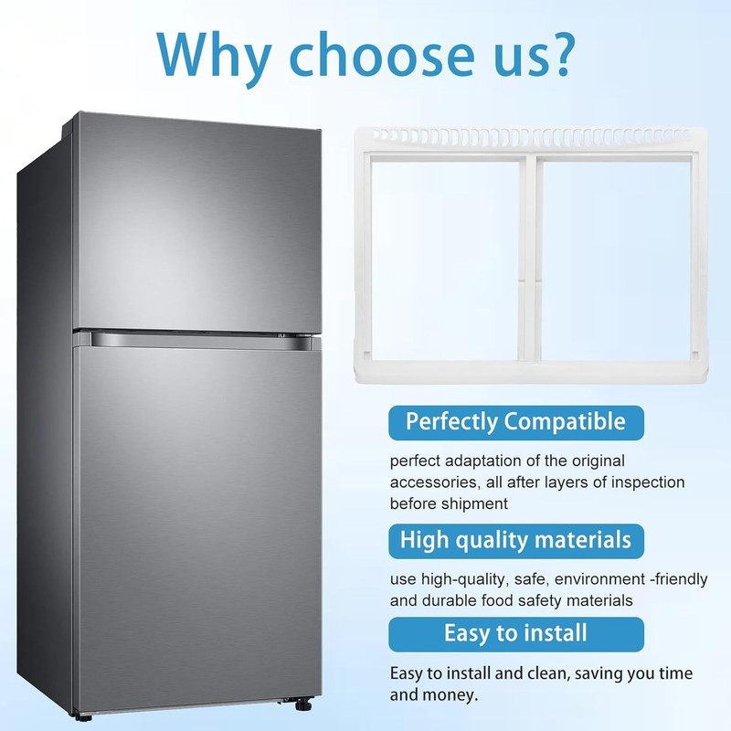 Replacement Crisper Drawer Cover for Frigidaire - Fits Models LFHT1817LWA & More gallery