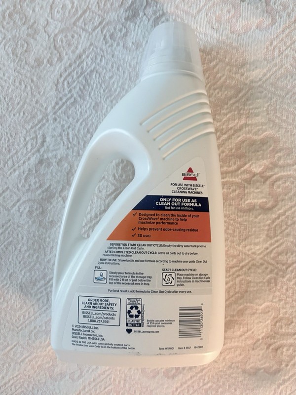 BISSELL FreshStart CrossWave Machine Clean Out Cycle Formula | Citrus, 60 fl oz gallery