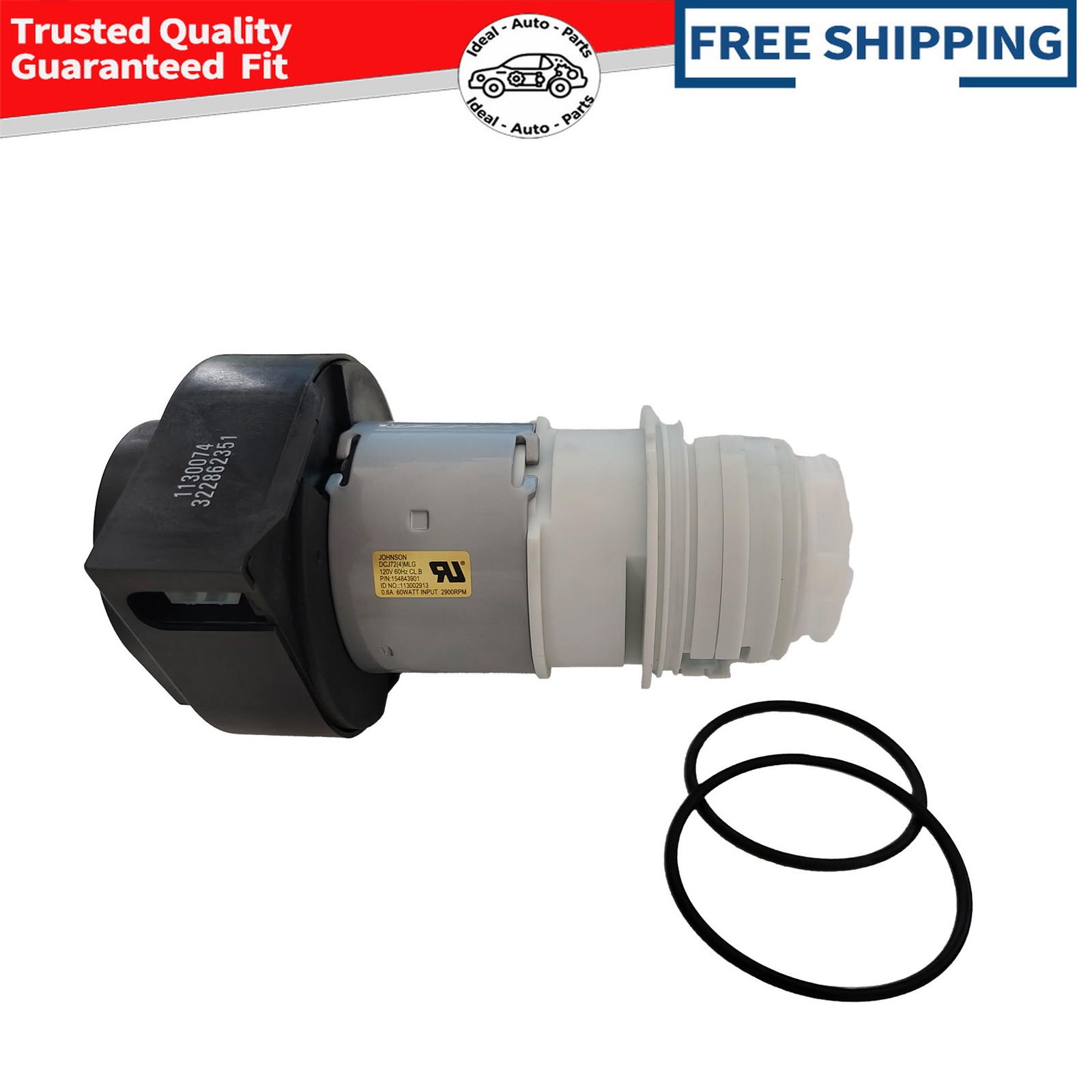 154844301 Frigidaire Kenmore Compatible Circulation Pump AP5272221 PS3497737 gallery