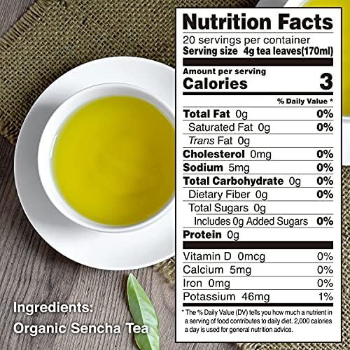 Green Tea leaves Sencha JAS Certified Organic Japanese Green Tea Uji-Kyoto 80... gallery