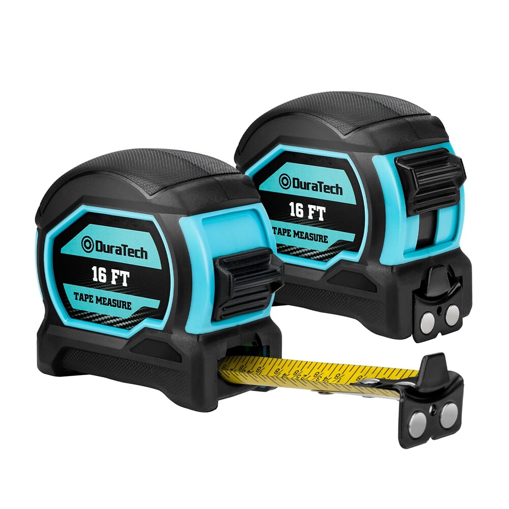 DURATECH 2PC Magnetic Tape Measure 16FT Fractions 1/8 Retractable Measuring Tape gallery