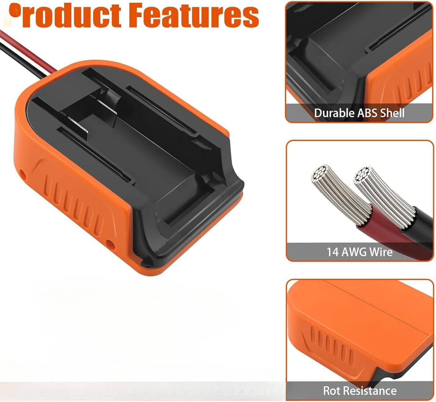 300W Power Inverter for Black & Decker Battery DC 20V to AC 120V Power Station gallery