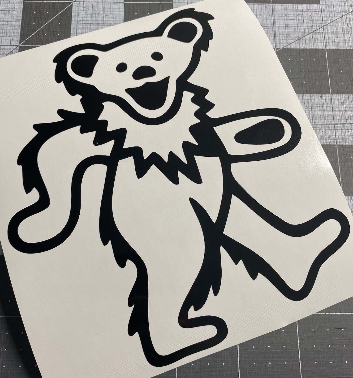 Vinyl Decal for Window - Grateful Dead, Dancing Bear gallery