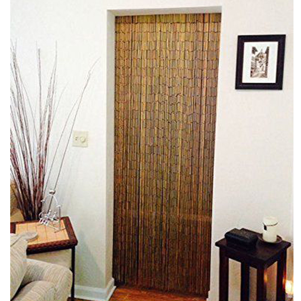Natural Bamboo 90 Strands Handmade Curtain Beads Window Door Shoji Room Divider gallery