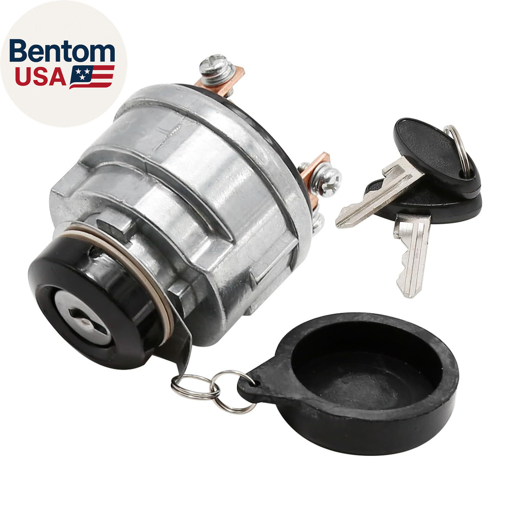 Ignition Key Switch, 5 Terminals Ignition Switch Replacement for Ford New Hollan