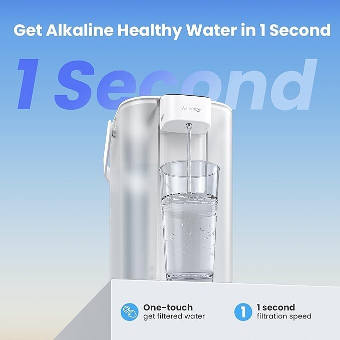 Waterdrop Alkaline Electric Water Filter Pitcher, Dispenser, NSF/ANSI 42 gallery