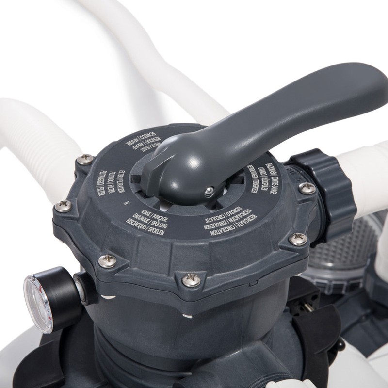 Intex 3000 GPH Pool Sand Filter Pump with Automatic Timer and Automatic Skimmer gallery