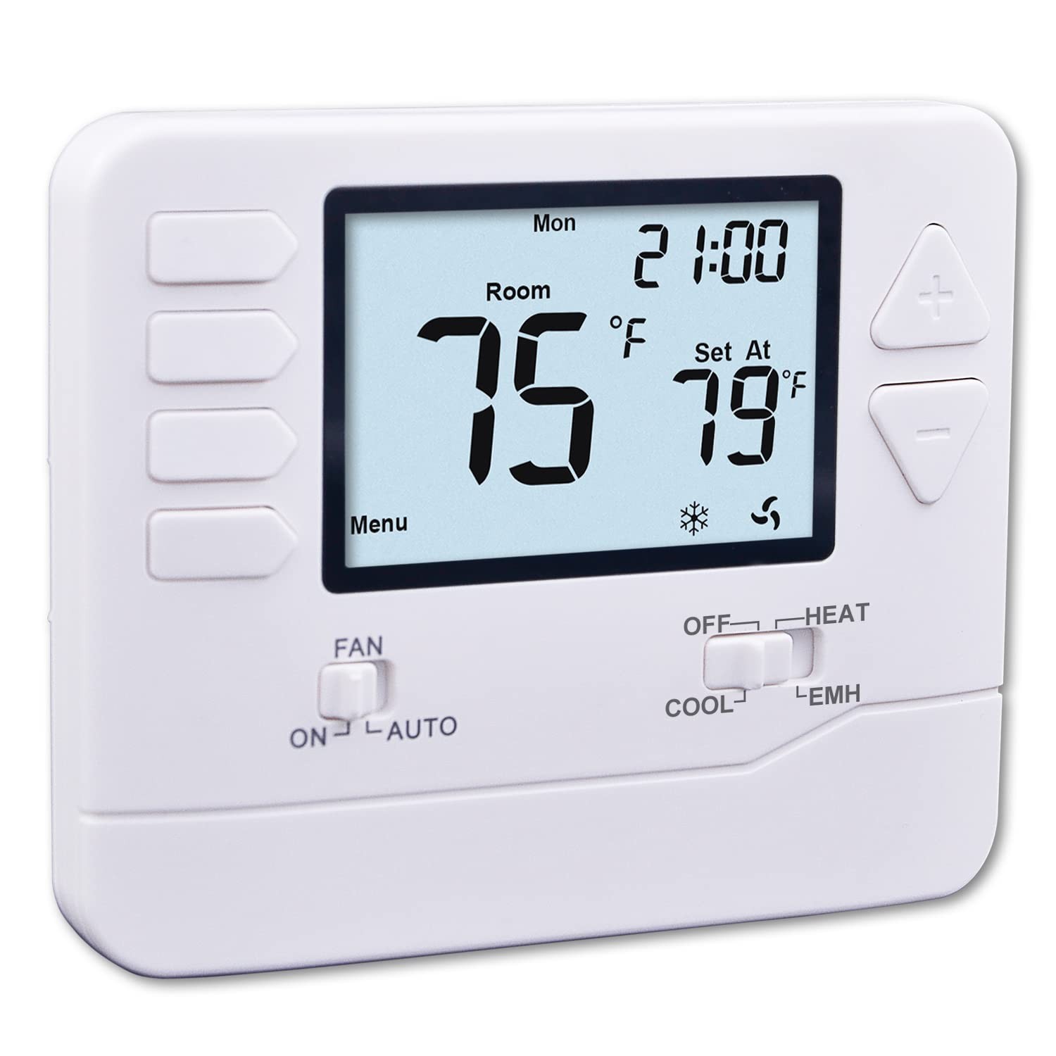 H721 Non-Programmable Heat Pump Thermostat, 2 Heat/1 Cool, with 4.5 sq. Inch Dis gallery
